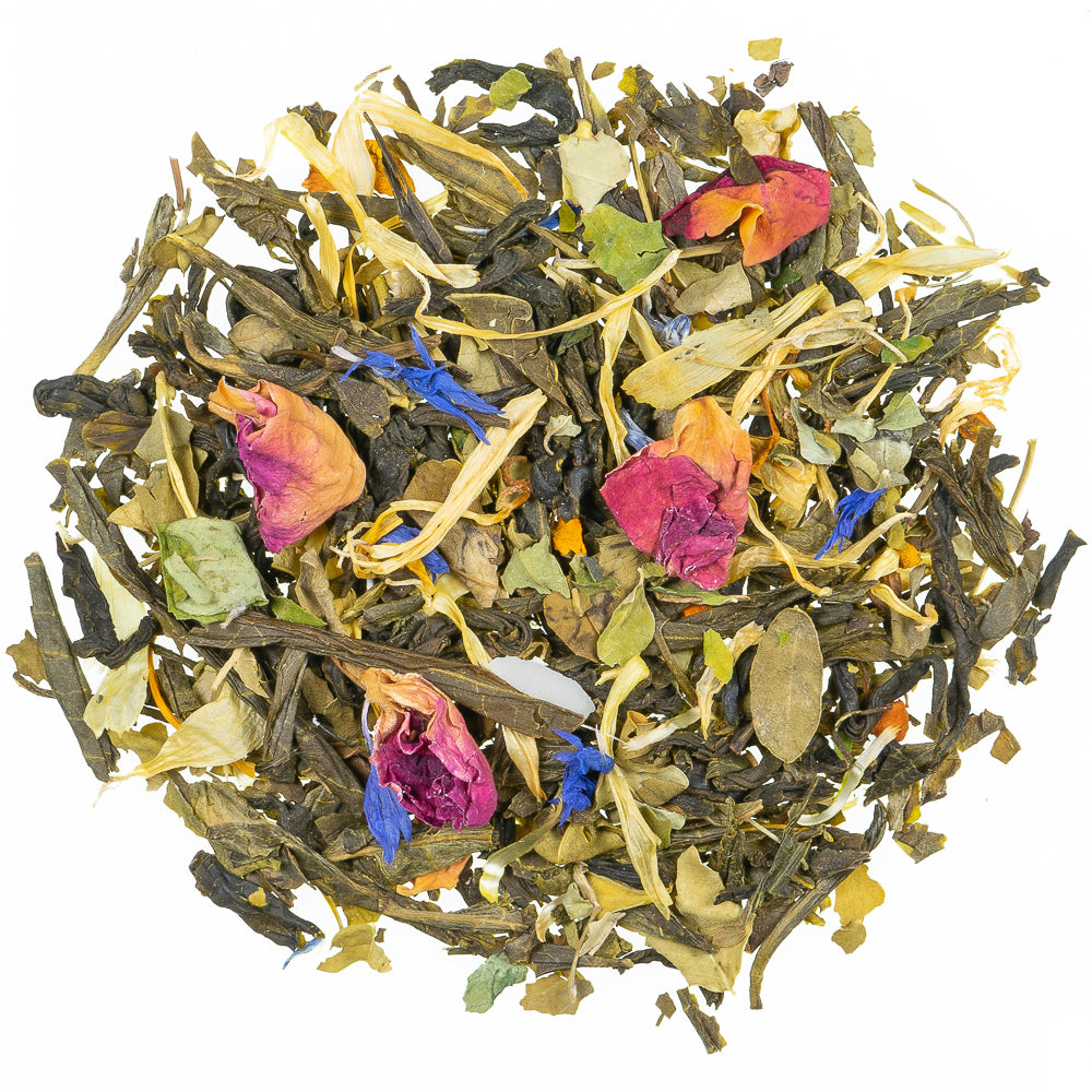 Thé blanc litchi rose