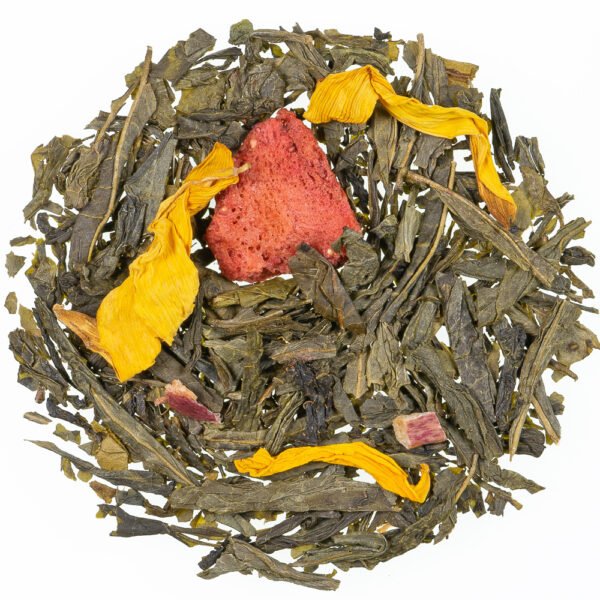 90786_kleinerdrache Thé vert Fraise Rhubarbe